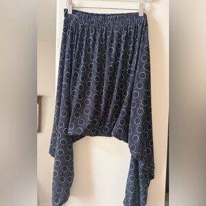 FP Movement by Free People Black and White Patterned harem yoga pants